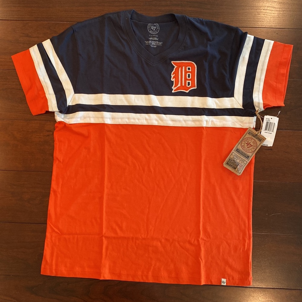 New with Tags Brand 47 Detroit Tigers T-Shirt size XL